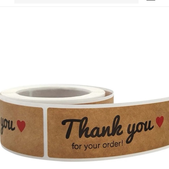 150  thank you stickers - Picture 2 of 2